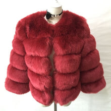 Load image into Gallery viewer, S-3XL Mink Coats Women 2019 Winter Top Fashion Pink FAUX Fur Coat Elegant Thick Warm Outerwear Fake Fur Jacket Chaquetas Mujer