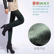 Load image into Gallery viewer, Rooftrellen Hot New Fashion Women&#39;s Autumn And Winter High Elasticity And Good Quality Thick Velvet Pants Warm Leggings