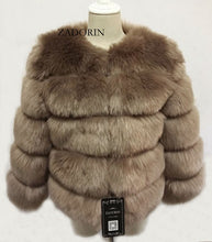 Load image into Gallery viewer, S-3XL Mink Coats Women 2019 Winter Top Fashion Pink FAUX Fur Coat Elegant Thick Warm Outerwear Fake Fur Jacket Chaquetas Mujer