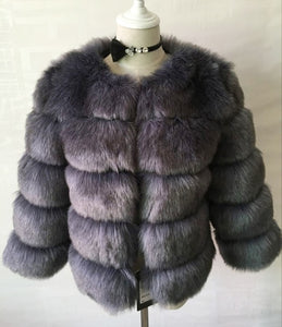 S-3XL Mink Coats Women 2019 Winter Top Fashion Pink FAUX Fur Coat Elegant Thick Warm Outerwear Fake Fur Jacket Chaquetas Mujer