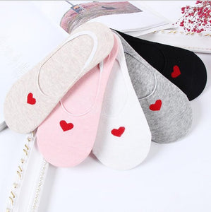 5Pairs/Lot Summer Korea socks women Cartoon Cat Fox mouse Socks Cute Animal Funny Ankle Socks Cotton invisible socks Dropship