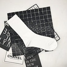 Load image into Gallery viewer, CHAOZHU Black White Cotton Socks AB Side Don&#39;t Follow Me I&#39;m Lost too Creative Unisex Women Men Casual Socks Daily