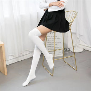 Sexy Socks Striped Long Socks Women Long Stockings Warm Thigh High Socks For Ladies Girls New Fashion Striped Knee Socks Women