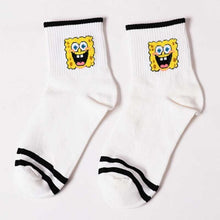 Load image into Gallery viewer, Epous Fashion Cartoon Character Cute Short Socks Women Harajuku Cute Patterend Ankle Socks Hipster Skatebord Ankle Funny Socks