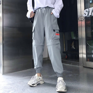 Hot Big Pockets Cargo pants women High Waist Loose Streetwear pants Baggy Tactical Trouser hip hop high quality joggers pants