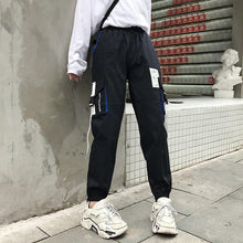 Load image into Gallery viewer, Hot Big Pockets Cargo pants women High Waist Loose Streetwear pants Baggy Tactical Trouser hip hop high quality joggers pants