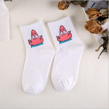 Load image into Gallery viewer, Epous Fashion Cartoon Character Cute Short Socks Women Harajuku Cute Patterend Ankle Socks Hipster Skatebord Ankle Funny Socks