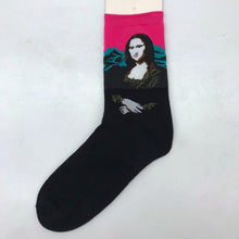 Load image into Gallery viewer, Hot Sale Classic Autumn Winter Retro Women Personality Art Van Gogh Mural World Famous Painting Female Socks Oil Happy Socks