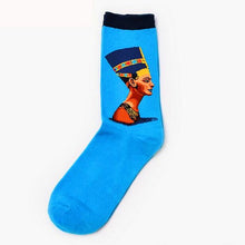 Load image into Gallery viewer, Hot Sale Classic Autumn Winter Retro Women Personality Art Van Gogh Mural World Famous Painting Female Socks Oil Happy Socks