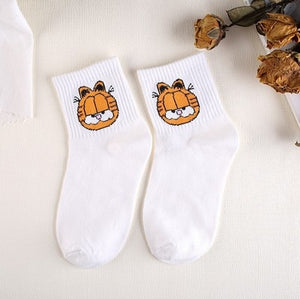 Epous Fashion Cartoon Character Cute Short Socks Women Harajuku Cute Patterend Ankle Socks Hipster Skatebord Ankle Funny Socks