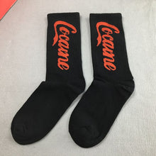 Load image into Gallery viewer, Hip Hop Crew Socks Unisex Women Men Socks Pepsi Cola Fanta Letter Print Novelty Socks Long Streetwear Ins Style Kanye West Socks