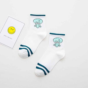 High Quality Cute Elegant Lovely Kawaii Cartoon Sweet Harajuku Cotton Women Socks Animals Character Casual Short Socks Hot