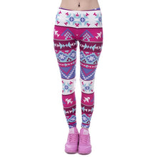 Load image into Gallery viewer, Brands Women Fashion Legging Aztec Round Ombre Printing leggins Slim High Waist  Leggings Woman Pants