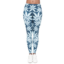 Load image into Gallery viewer, Brands Women Fashion Legging Aztec Round Ombre Printing leggins Slim High Waist  Leggings Woman Pants